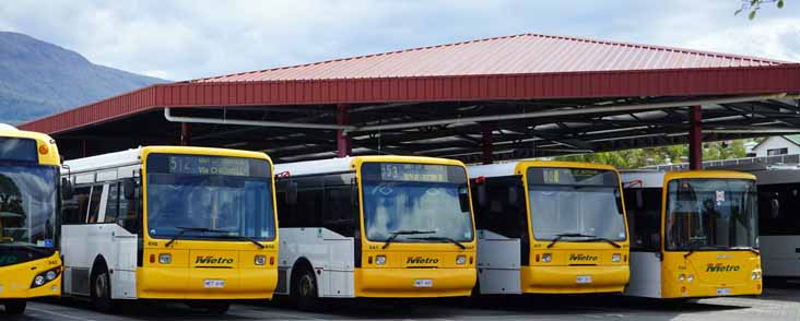 Metro Tasmania Scania N113CRB Ansair 618 647 & 617 and MAN 28.310 King Long 733